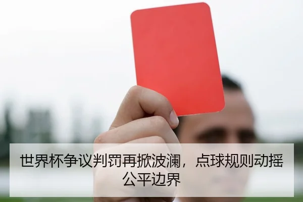世界杯争议判罚再掀波澜，点球规则动摇公平边界